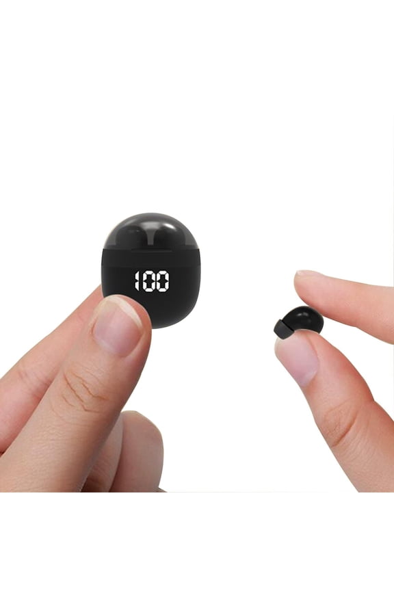 Invisible Mini Earbuds Wireless Bluetooth Small Headphones Low Profile Micro Smallest Tiny Discreet Hidden Headphones for Work Invisible Sleep Wireless Earphone for Small Ear Canals