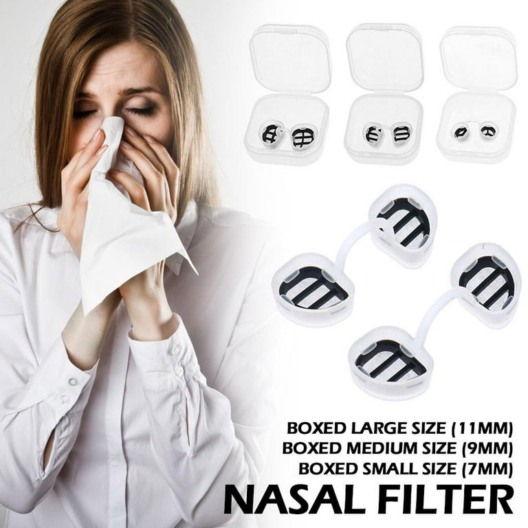 Invisible Nasal Filters Anti Air Pollution Allergy Removable Nose
