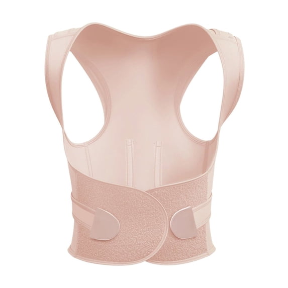 Invisible Posture Corrector Strap Pink - Small Kyphosis Correction Back Support, Spine Straightener for Men Women