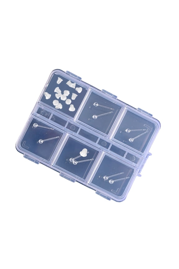 Invisible Resin Earrings with Ear Back Suitable For Sensitive Ears Multi Style Studs For Sports Swimming And Sleeping