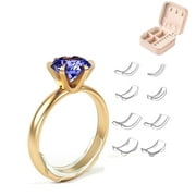 SHUYUN Invisible Ring Size Adjuster,Eco-Friendly Ring Size Adjuster for Any Shape & Ring Fitter,Easy to Apply,Ring Resizer for Loose Rings-Ring Adjuster Adhesive + UV Light
