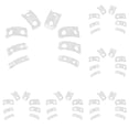 thumbnail image 1 of Invisible Ring Size Adjuster For Loose Rings Ring Adjuster Fit Any Rings, Assorted Sizes Of Ring Sizer,One Size,Black, 1 of 9
