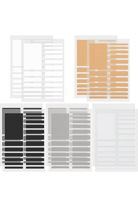 Invisible Ring Size Adjuster for Loose Rings, 190 Pcs Ring Guards, 10 Sheets of Ring Spacers, Fit Wide Rings