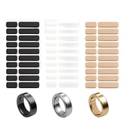 Invisible Ring Size Adjuster for Loose Rings, 60 Pcs Multi Size Spacers for Jewelry Sizing, Compatible with Most Rings for Comfortable Fitting, white