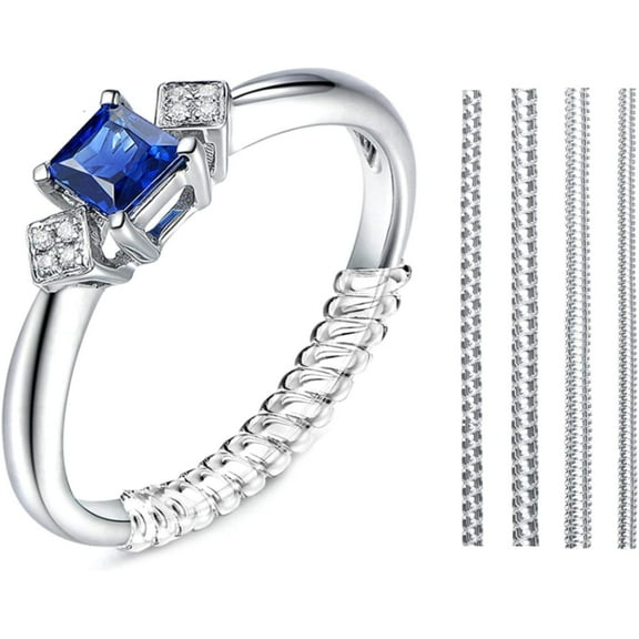 Invisible Ring Size Adjuster for Loose Rings – Ring Guard, Ring Sizer, 4 Sizes Fit Almost Any Ring. [12pcs]