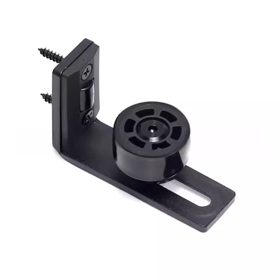 Invisible Rotations Adjustable Door Guide For Barn Door And Sliding Systems Carbon Steel Construction Matte Black Finish