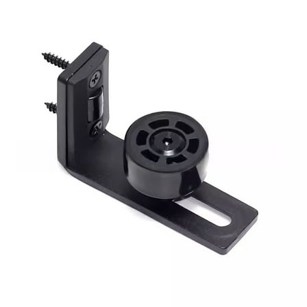 Invisible Rotations Adjustable Door Guide For Barn Door And Sliding Systems Carbon Steel Construction Matte Black Finish