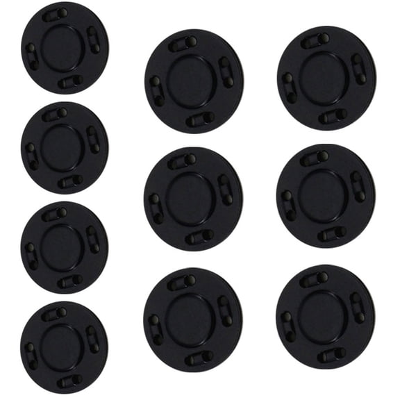Invisible Round Alloy Buckles for Sewing Craft Waterproof Sturdy Fasteners