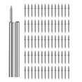 thumbnail image 1 of Invisible Seamless Baseboard Screws Kit, 200 Double Head Skirting Nails with 2 Tools for Solid Wood Trim & Double-Sided Installation, 1 of 7