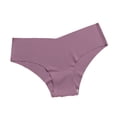 thumbnail image 1 of Invisible Seamless Panties for Women No VPL - 100% Cotton Cheeky Underwear, No Show Breathable & Comfortable, Purple,Size XL, 1 of 5