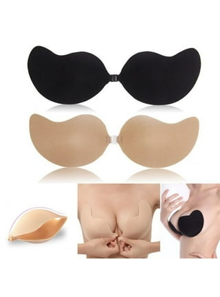LELINTA Women Self-Adhesive Push Up Bra Silicone Chest Stickers Nipple  Cover Pasties Bra Lady Seamless Gather Invisible Bra 