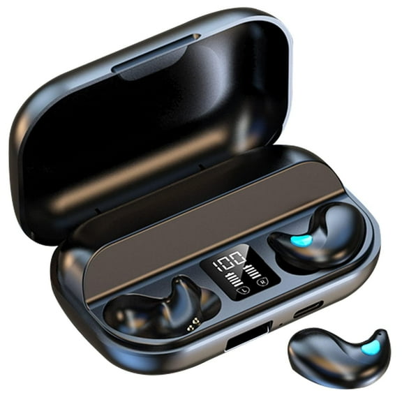 Invisible Sleep Wireless Earphone IPX5 Waterproof Thin Invisible Sleep Earbuds for Side Sleepers Sleep Ear Buds Smallest Tiny Small Mini Discreet Earbud for Sleeping Invisible Headphones