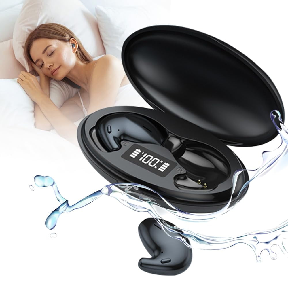 Invisible Earbuds For Side Sleepers - Zero Pressure Wireless With 30h Playtime IPX5