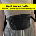 thumbnail image 1 of Invisible Slim Anti-Theft Waist Bag, Gaqring Secure Concealed Design Adjustable Belt, Multiple Pockets Water-Resistant Nylon Waist Pack for Outdoor Running Hiking Travel, 1 of 5