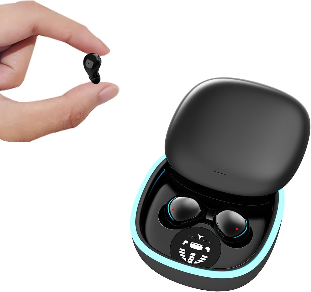 Invisible Small Mini Wireless Bluetooth Earbuds for Small Ears Sleep ...