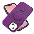thumbnail image 1 of Invisible Stand Case for iPhone 15 Plus,Dteck Military Grade Shockproof 3-Layer Protection Case Hybris PC/TPU Hidden Kickstand Back Cover, Darkpurple, 1 of 6