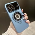 thumbnail image 1 of Invisible Stand Holder Case for iPhone 14/13 /12/ Pro Max with Bracket,Compatible with Magsafe, Window Glass Lens Camera Protector Magnetic Cover (Sky Blue,for iPhone14ProMax), 1 of 12