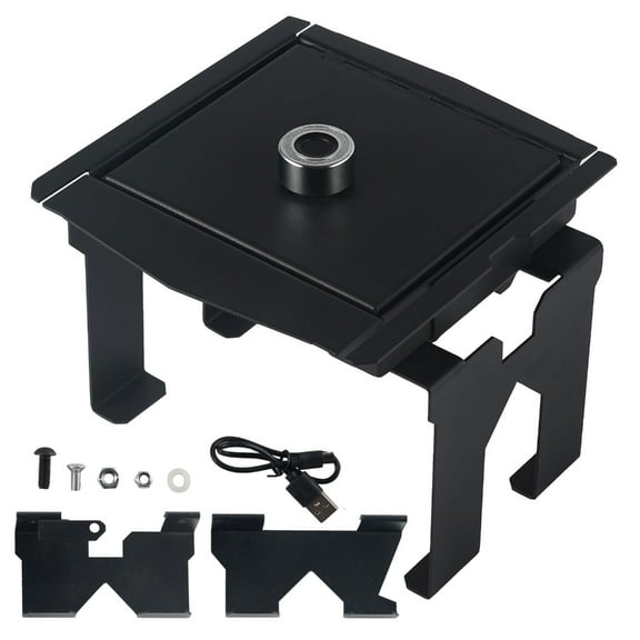 Invisible Steel Lock Box Center Console Secure Storage Tamper Proof Car Console Safe Vehicle Spare Part for Automotive