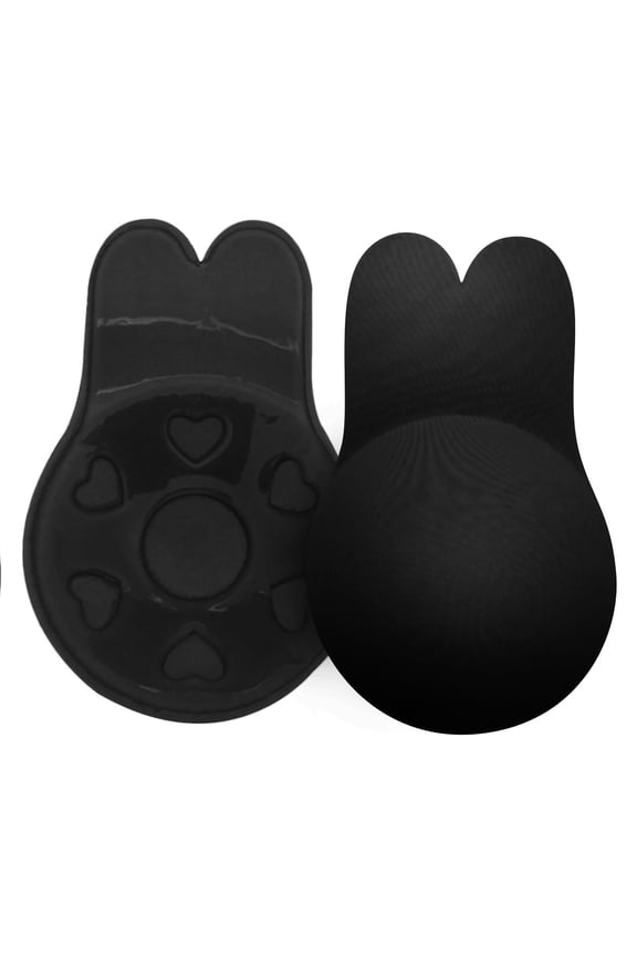 Invisible Strapless Backless Rabbit Bra Reusable Lifting Bra Cups Backless Nipple Cover Adhesive Silicone