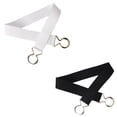 thumbnail image 1 of Invisible Stretch Waist Cincher Belt - Stylish Double O-Ring Elastic Waistband Adjuster, Minimalist Hidden Belt for Pants & Jeans for Women Black, 1 of 3