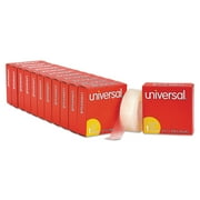 Universal Invisible Tape, 1" Core, 0.75" x 36 yds, Clear, 12/Pack -UNV83436VP