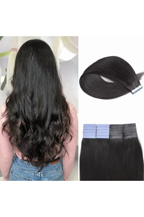 Invisible Traceless Tape Hair Extensions - 2.5g PU Seamless Volume & Length Enhancer for All Hair Types