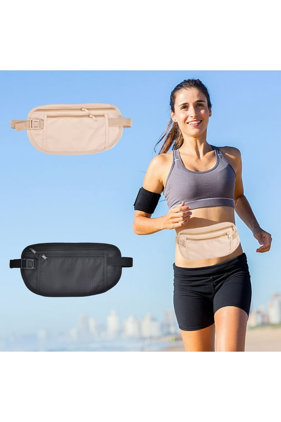 Invisible Travel Passport Pouch Money Belt Bag Hidden Security Wallet Travel Gif