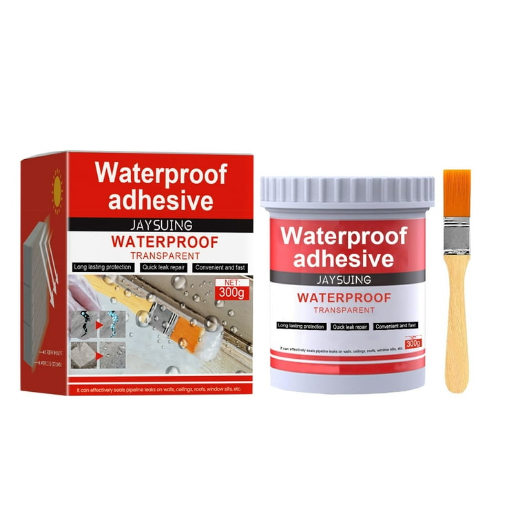 Invisible Waterproof Agent, Waterproof Insulating Sealant with Brush,  Transparent Repairing Leak Waterproof Adhesive, Super Strong Bonding  Sealant for