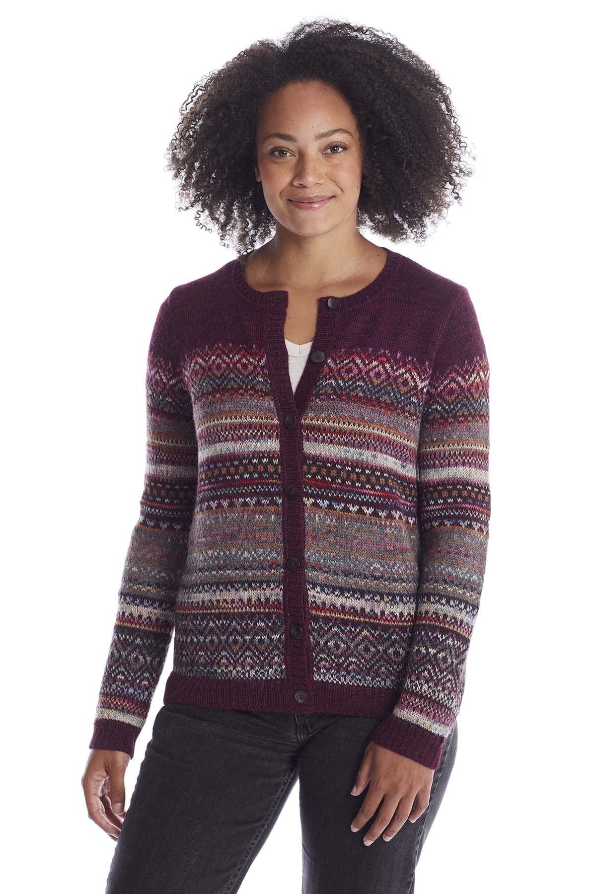 Women's alpaca hotsell cardigan sweaters