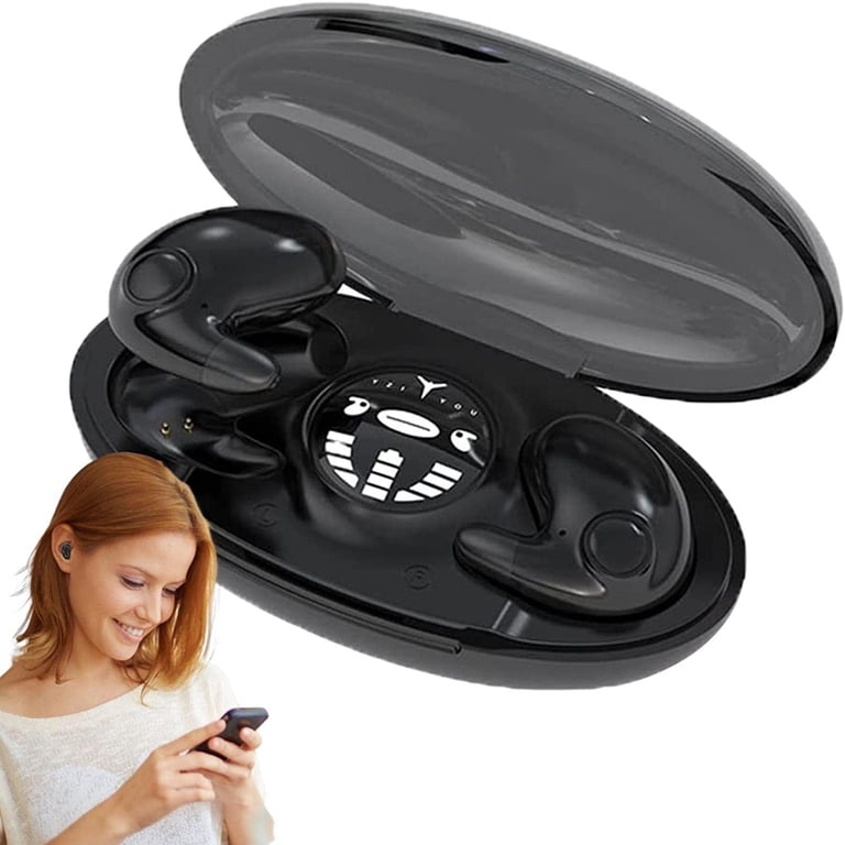 Ziermo Invisible In-Ear Headphones, Noise Blocking Wireless