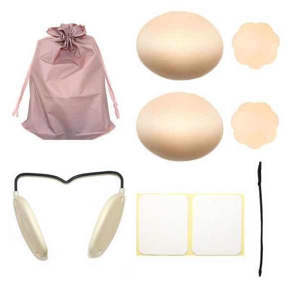 Invisible latex, breathable silicone bra sticker, adjustable bumps, anti-light and seamless chest sticker