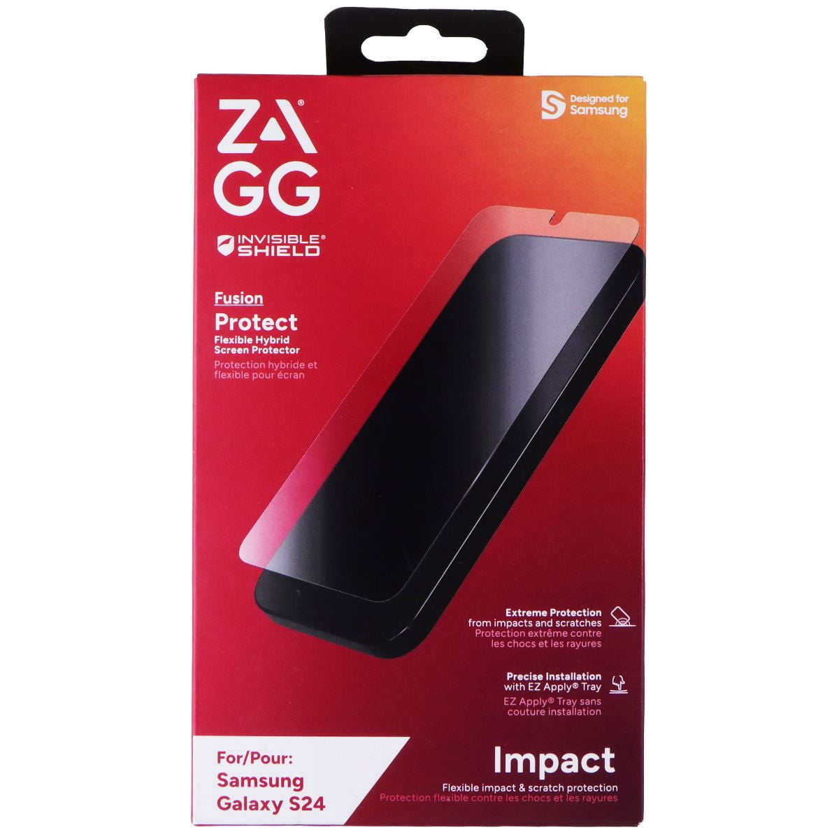 ZAGG Invisible Shield Fusion Protect Screen Protector for Samsung ...