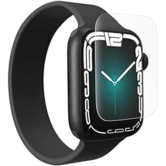 ZAGG InvisibleShield GlassFusion - Made for Apple Watch Series 7 and Series 8 (45mm) - Extreme Hybrid Glass Screen Protection