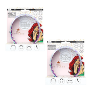 Invisibobble Disney Princess Ariel HairHalo Adjustable Headband, Comfortable No-Pressure Hairband, Purple Design, 2 Pack