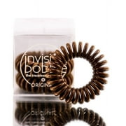 invisibobble Original Spiral Hair Tie- Crystal Clear 3 pc