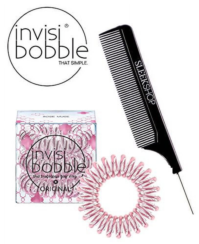 Invisibobble Traceless Hair Ring (with Sleek Steel Pin Tail Comb