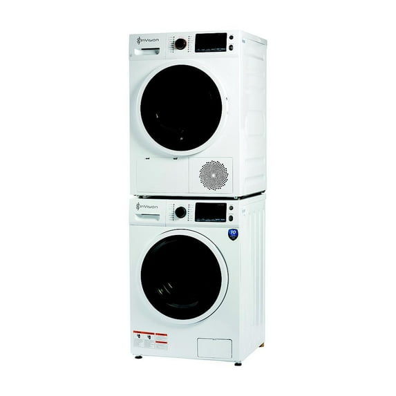 Invision 680-3900 Stackable Washing Machine, White