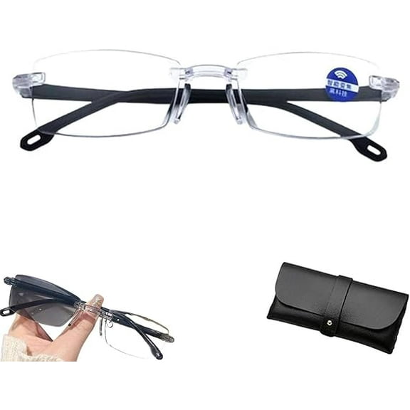 Invisposture Glasses, Auto Focus Glasses Self Adjusting, Self AdjustingGlasses for Women Men,Anti Blue Glasses