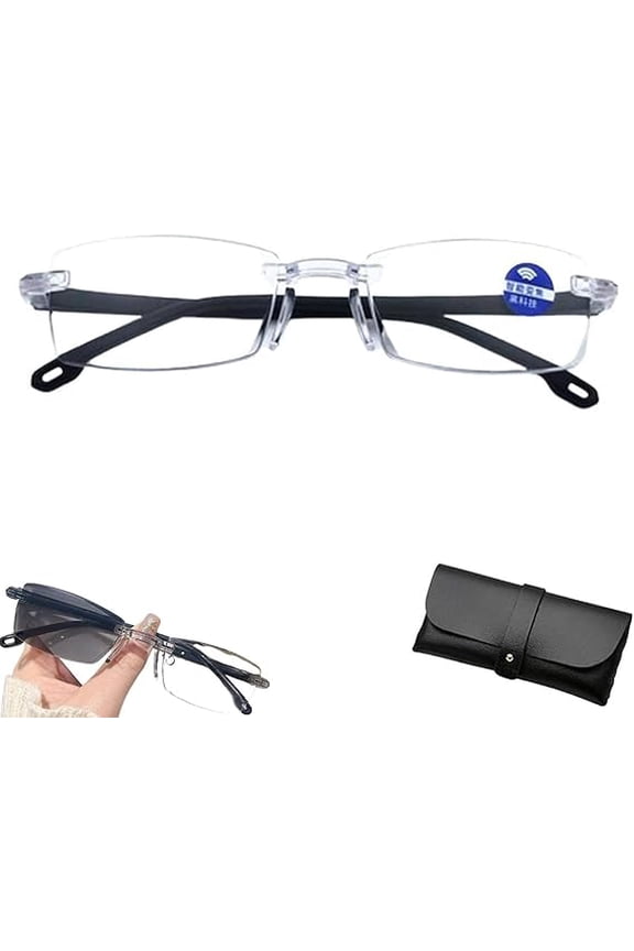Invisposture Glasses, Auto Focus Glasses Self Adjusting, Self AdjustingGlasses for Women Men,Anti Blue Glasses