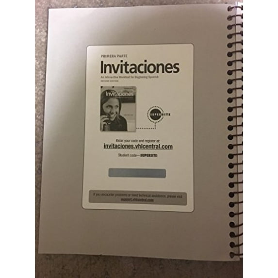 Pre-Owned Invitaciones (An Interactive Worktext for Beginning Spanish, Primera Parte) (Unknown) 1600079504 9781600079504