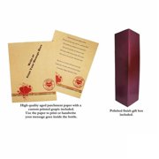 Invitation In A Bottle MIBSealIt Letter in Bottle Gift-Bottle Kit, Clear