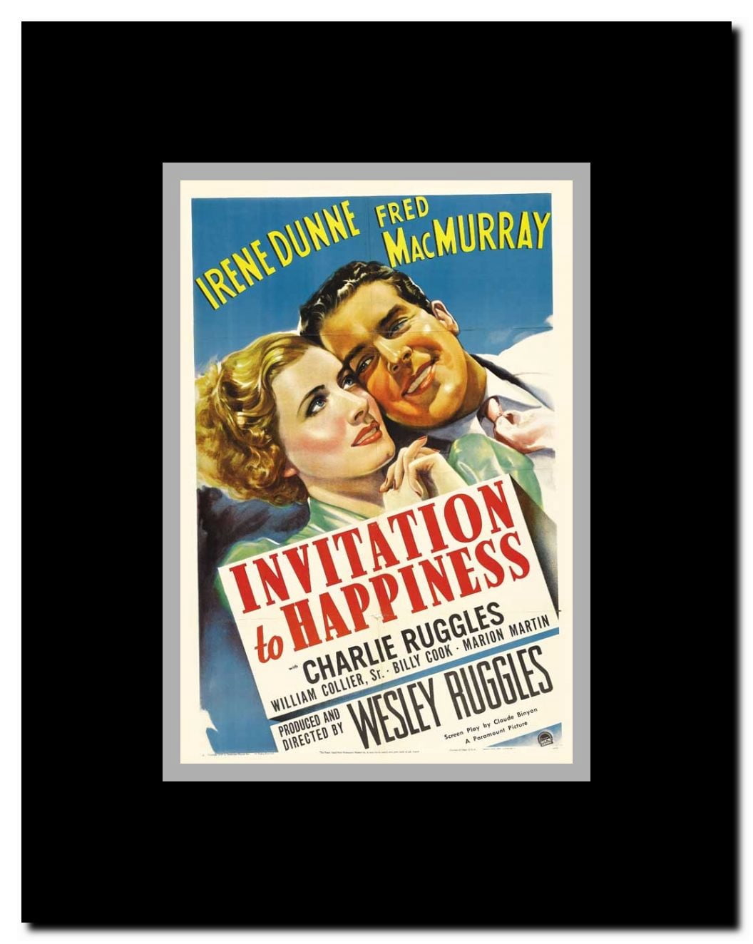 Invitation to Happiness Framed Movie Poster