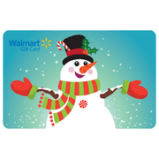 Inviting Snowman Walmart eGift Card