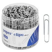 Invoibler 100 Pcs Large Long Metal Paper Clips,2 Inch Jumbo Paperclips for Office, School ,Document Organizing