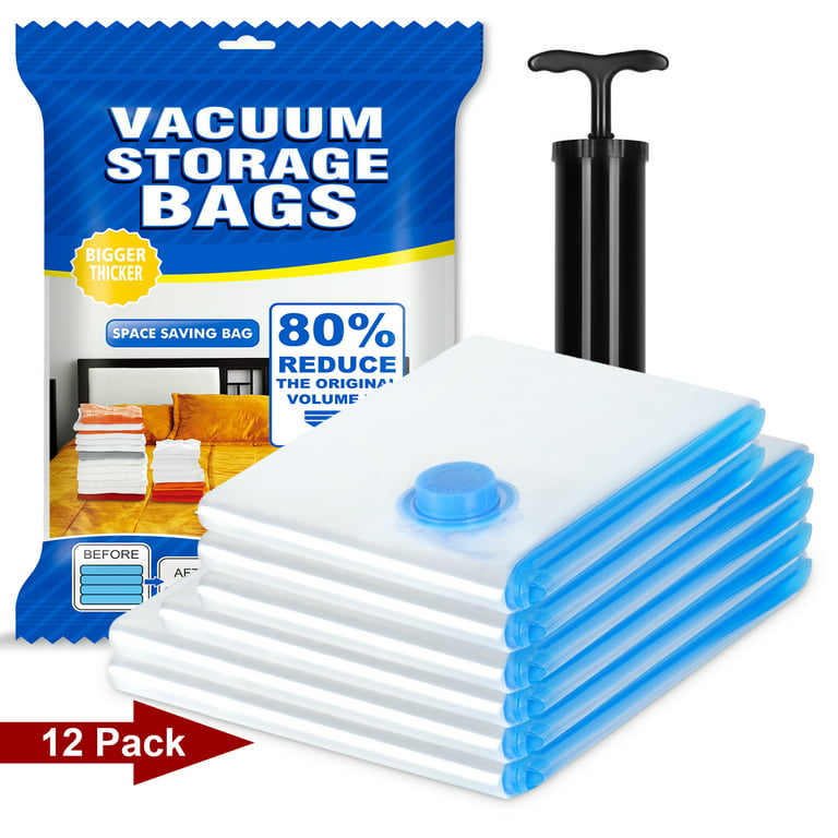 10 Pack 3 Sizes Vacuum Storage Bag, Reusable Travel Compression Bag, Vacuum  Garment Vacuum Bag