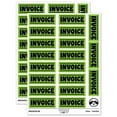 thumbnail image 1 of Invoice Border Top Bottom Sticker Set - Light Green - Gloss Finish - 2.00" Large, 1 of 7