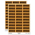 thumbnail image 1 of Invoice Border Top Bottom Sticker Set - Orange - Gloss Finish - 1.75" Medium, 1 of 7