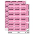 thumbnail image 1 of Invoiced Blank Box for Date Signature Billed Sticker Set - Light Pink - Gloss Finish - 1.5" Small, 1 of 7