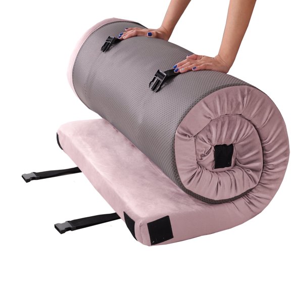 Invoker 3 Inch Memory Foam Camping Mattress Pad, CertiPUR-US Sleeping Mat Portable Roll Up Mattress for Travel Truck Guest Bed Tent with Travel Bag