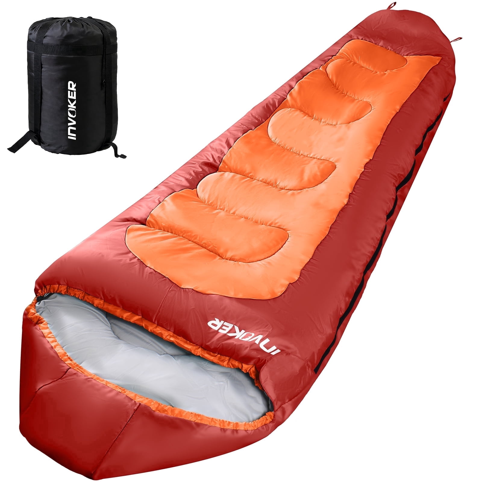 Invoker Mummy Sleeping Bag | 23 ℉ Extreme 3-4 Season Sleeping Bag for Adults Kids Cold Warm Weather for Camping Hiking Backpacking